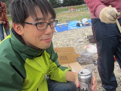 BBQにはビールでしょう！