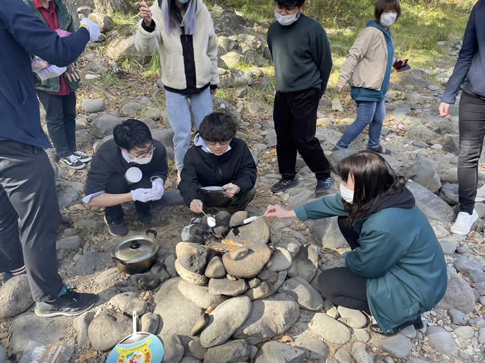 最後は恒例（らしい）のマシュマロ